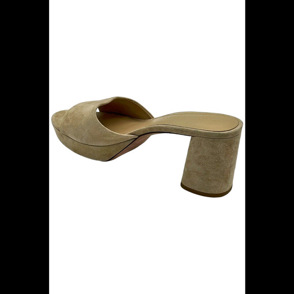Veronica Beard Women\'s Dali Block Heel Sandal Sand - Medium
